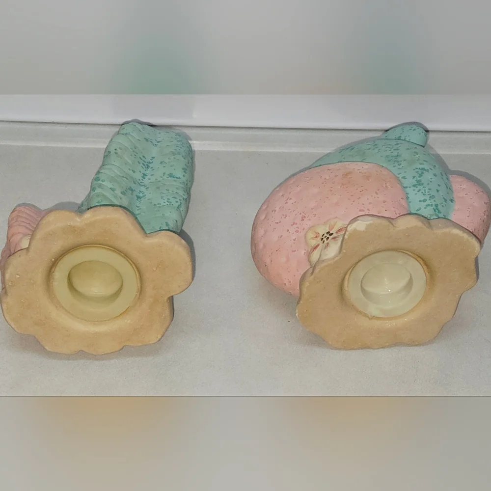 Vtg Treasure Craft Pueblo Mesa Southwestern Aztec Cactus Salt & Pepper Shakers